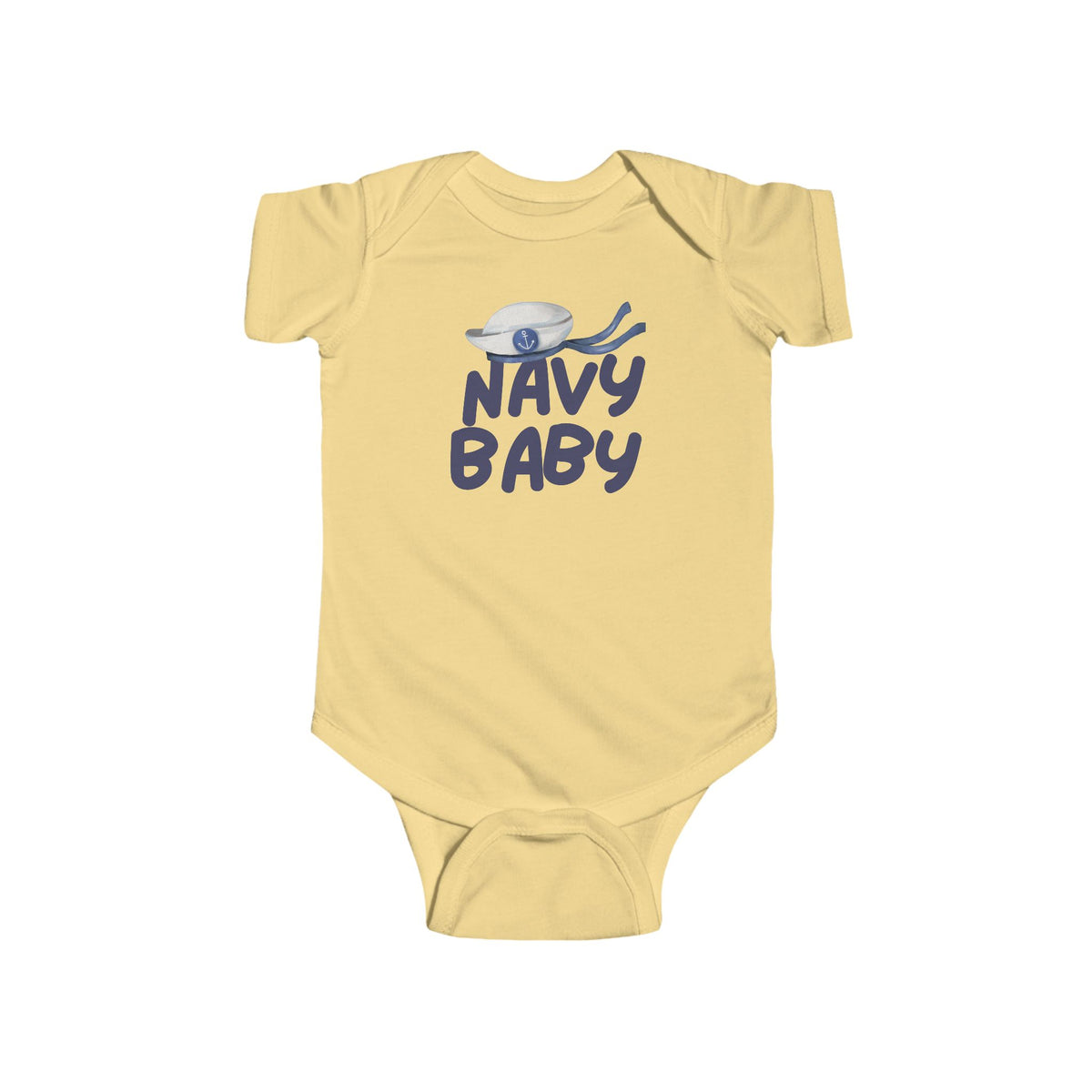 Navy Baby Infant Bodysuit – Cute Sailor Baby Onesie