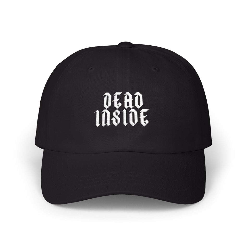 Dead Inside Dad Cap – Gothic Embroidered Baseball Hat
