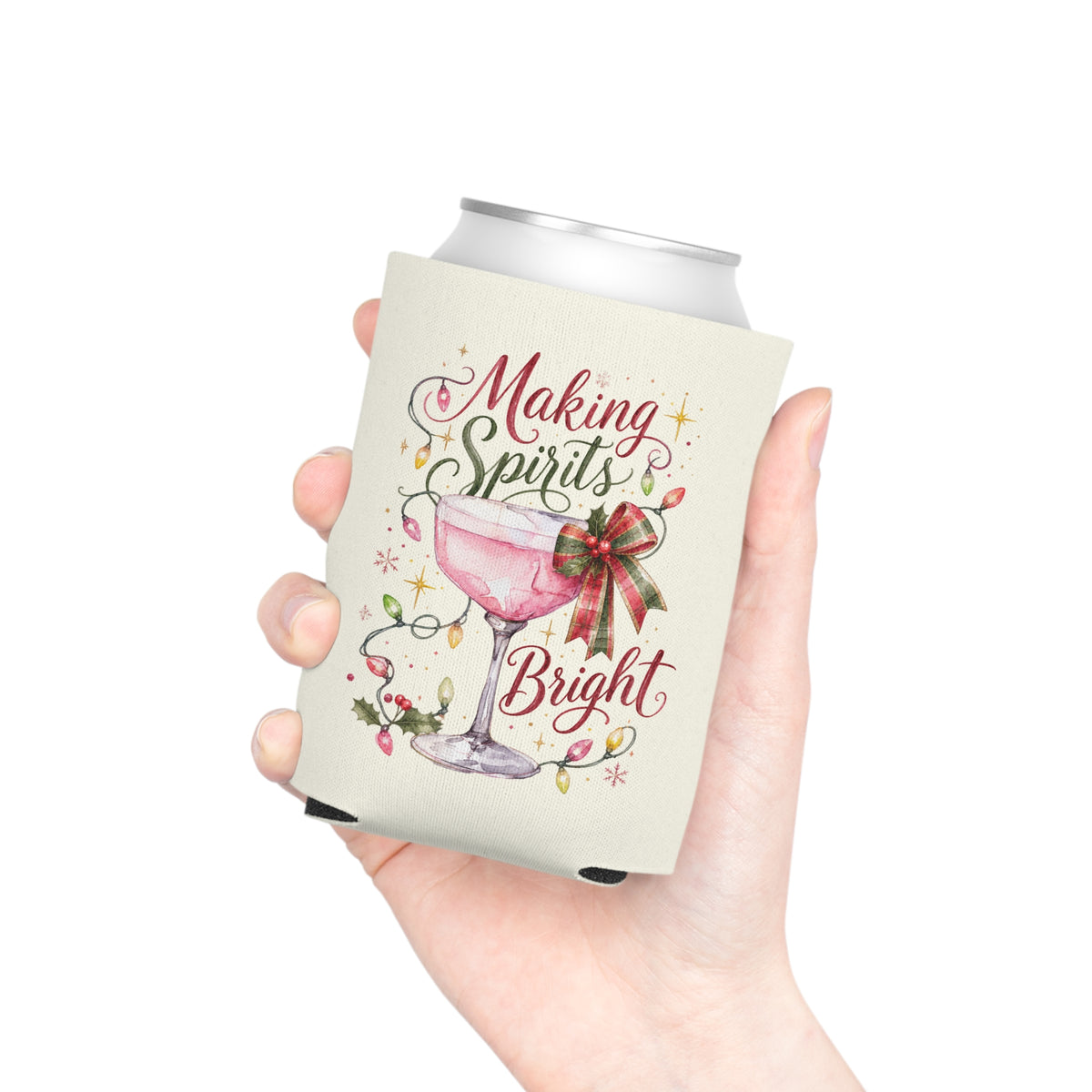 Making Spirits Bright - Christmas Can Cooler