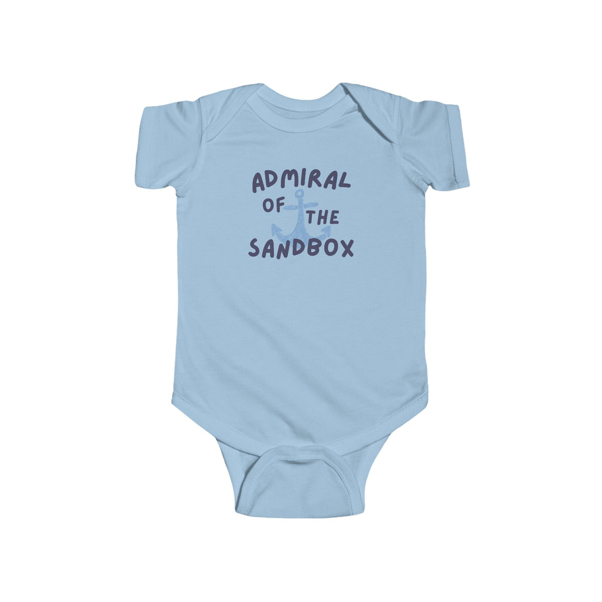 Admiral of the Sandbox Infant Bodysuit - Nautical Baby Onesie