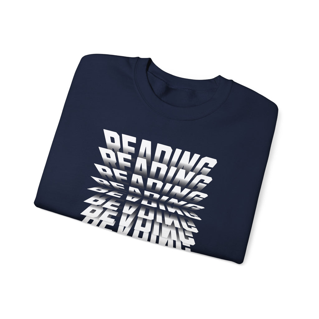 Reading (Book Pages) Graphic Sweatshirt