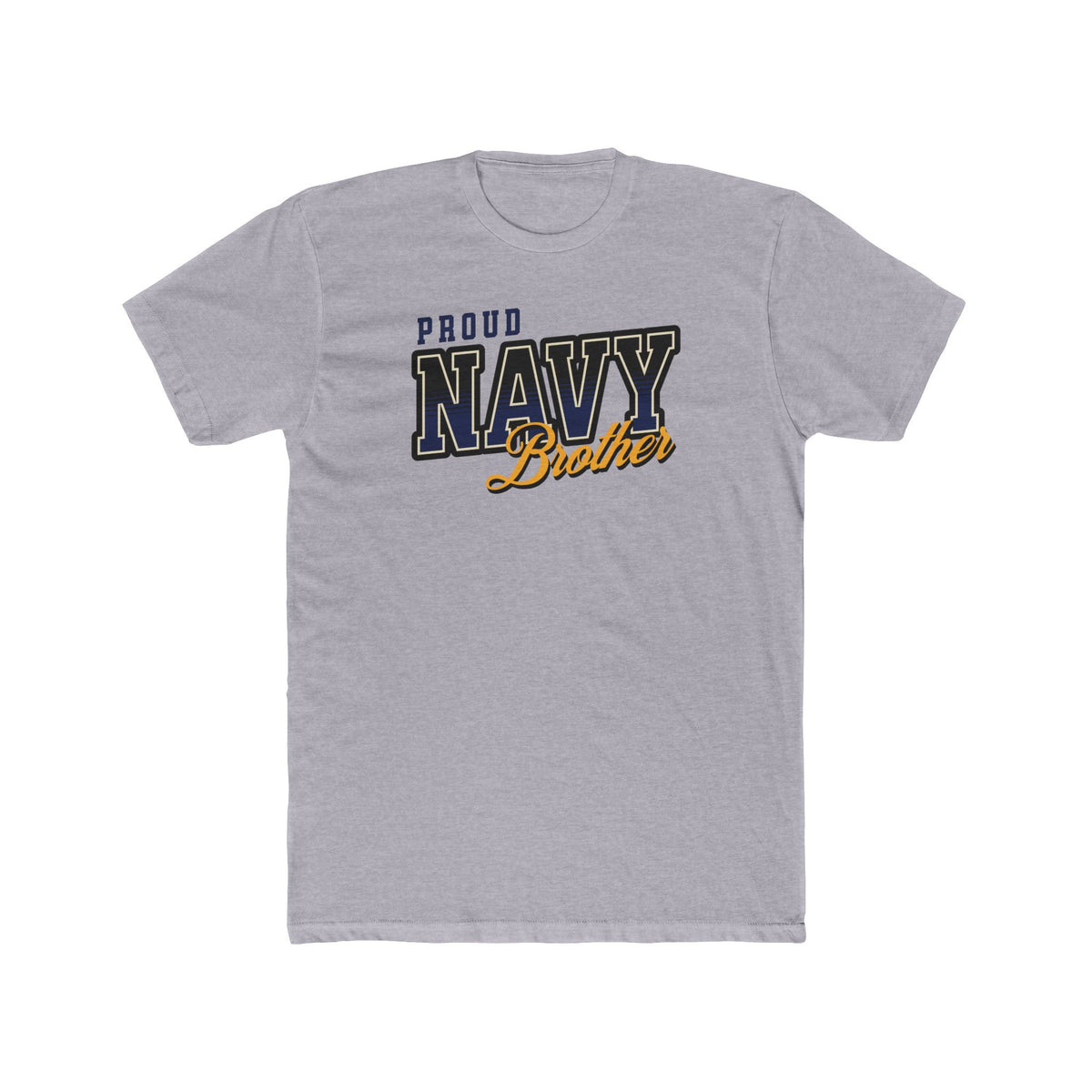 Proud Navy Brother Cotton T-Shirt