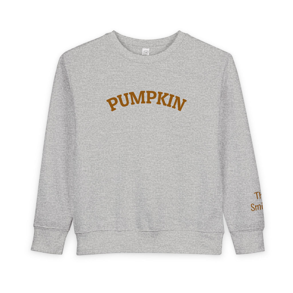 Pumpkin Toddler Sweatshirt – Cute Fall Pullover with Personalization
