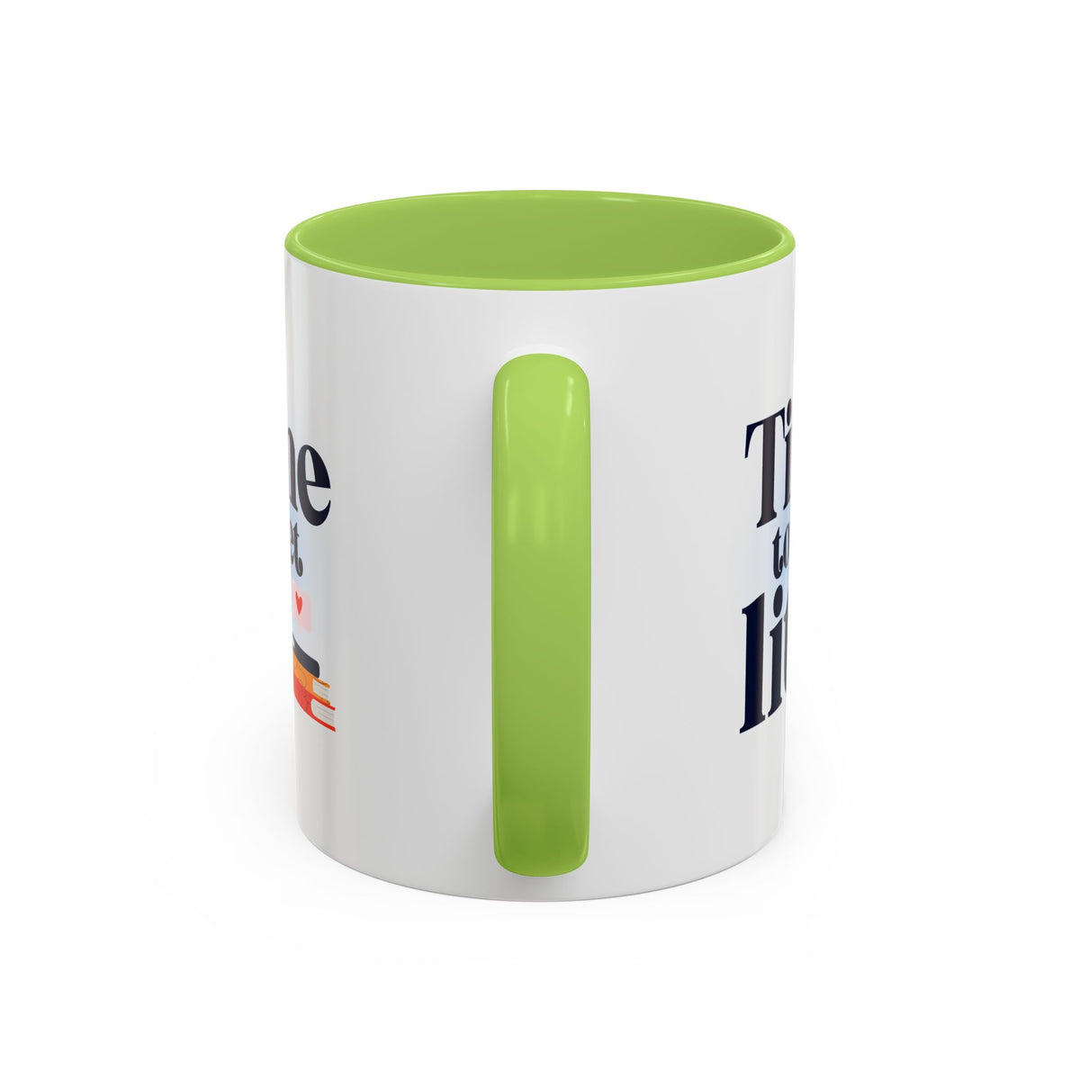 Time to Get Lit Coffee Mug — Book Lover Accent Mug (11/15 oz) | Book Lover Gift | Teacher Gift
