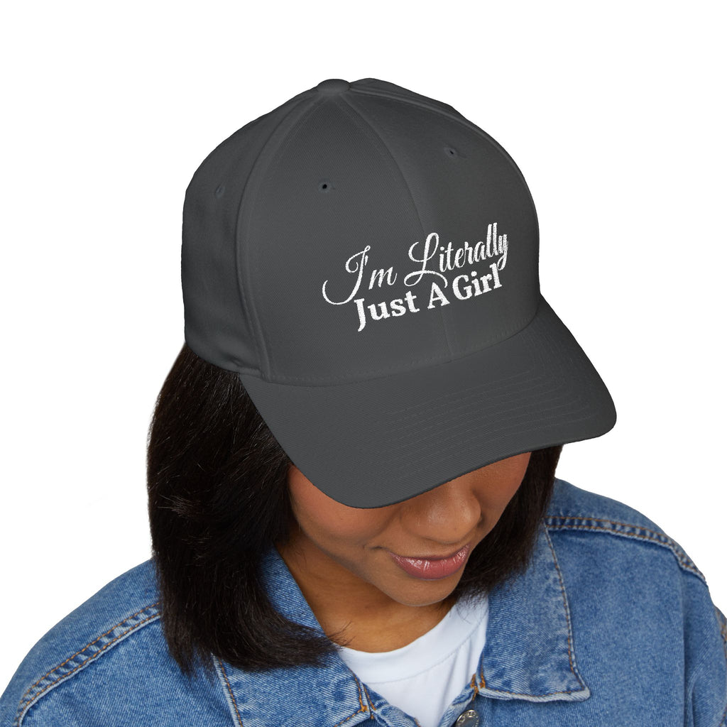 “I’m Literally Just A Girl” Embroidered Cap