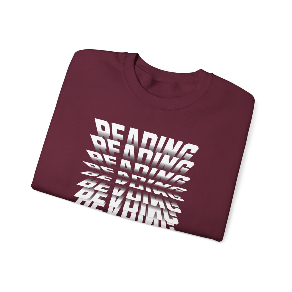 Reading (Book Pages) Graphic Sweatshirt