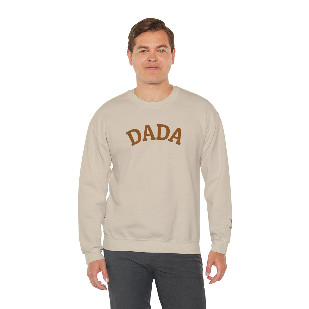 Dada Crewneck Sweatshirt - Cozy Neutral Dad Pullover with Personalization
