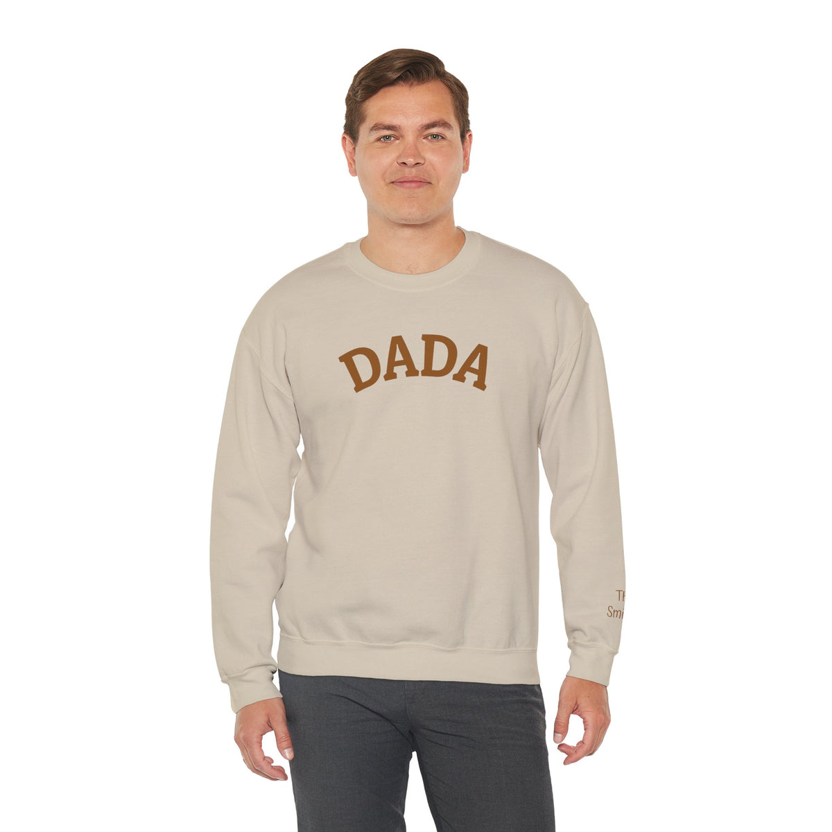 Dada Crewneck Sweatshirt - Cozy Neutral Dad Pullover with Personalization