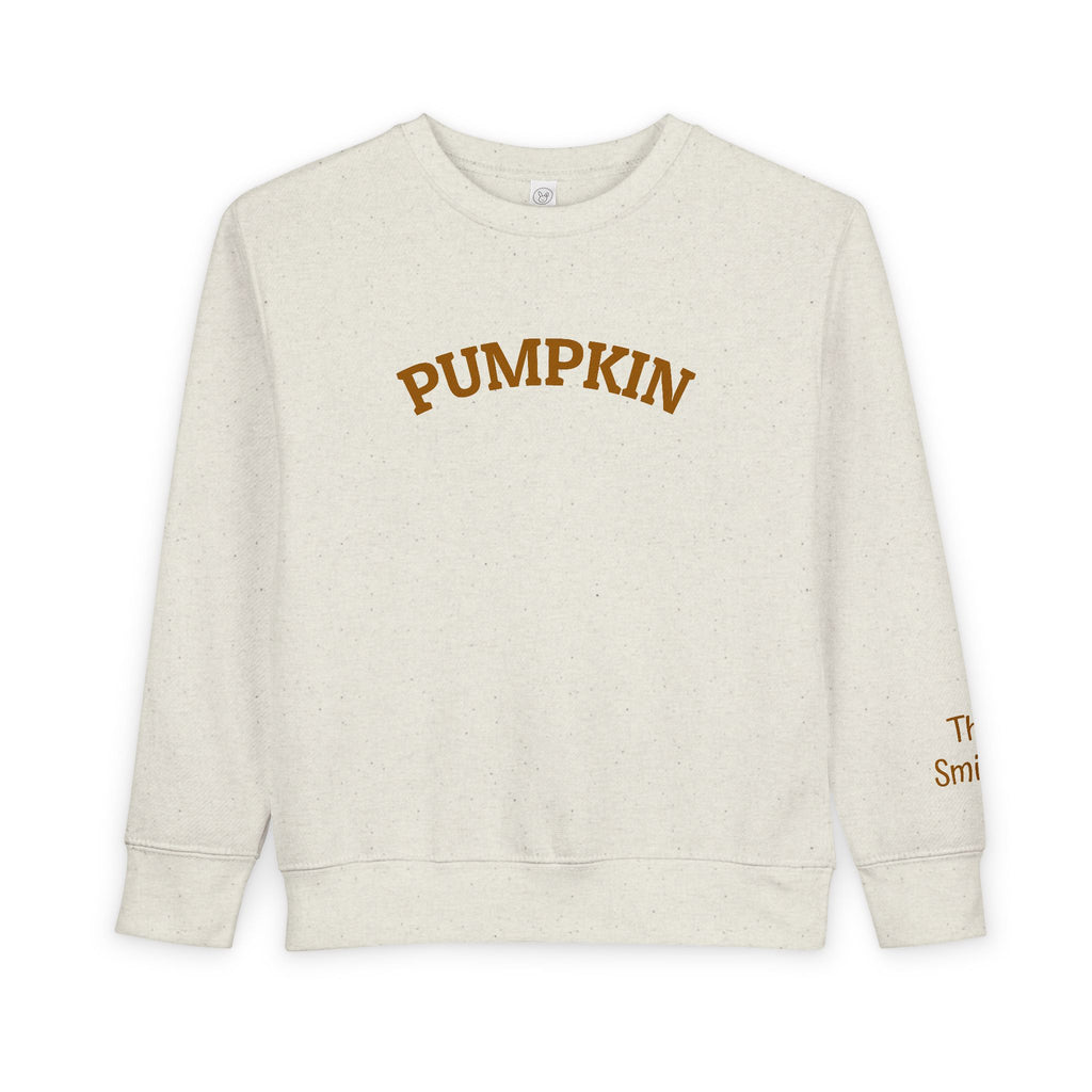 Pumpkin Toddler Sweatshirt – Cute Fall Pullover with Personalization
