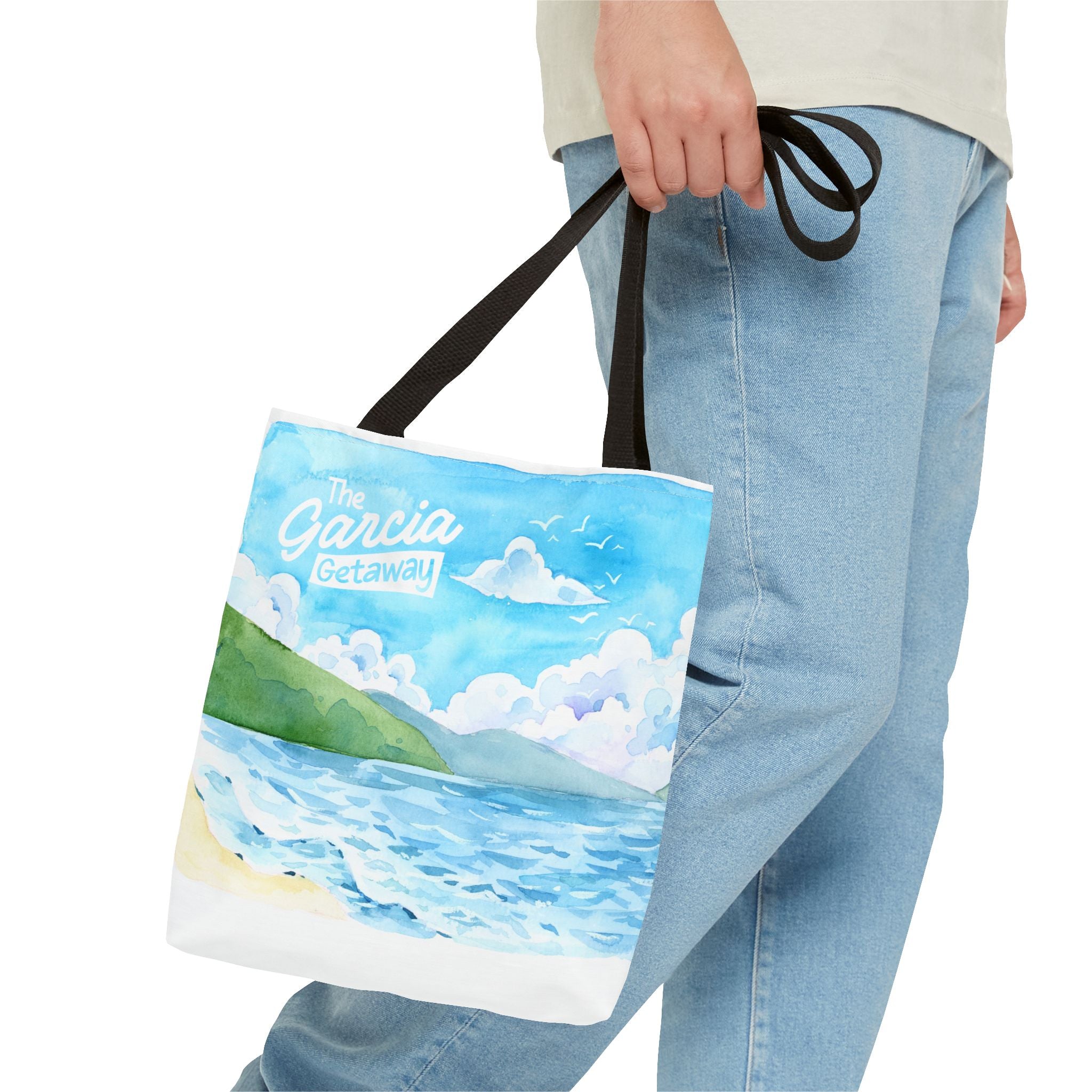 The Garcia Getaway Beachscape Tote Bag