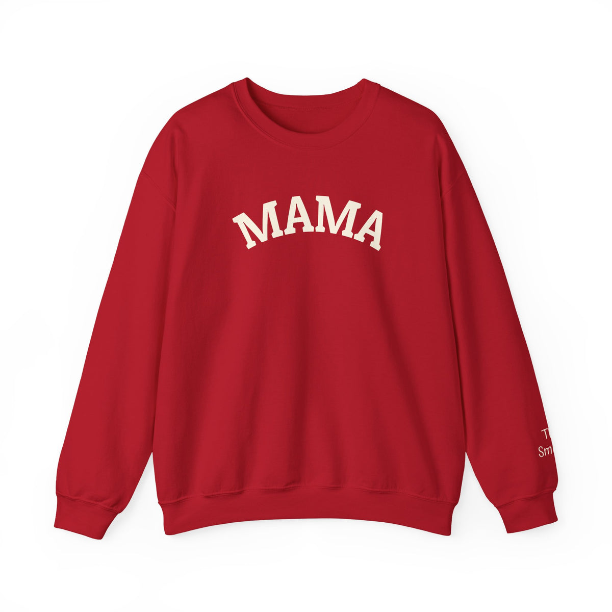 Mama Crewneck Sweatshirt - Cozy Neutral Mom Pullover with Personalization