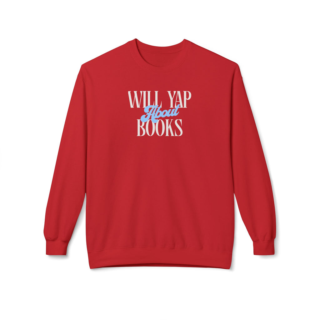 Will Yap About Books Crewneck Sweatshirt