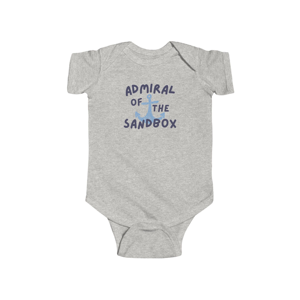 Admiral of the Sandbox Infant Bodysuit - Nautical Baby Onesie