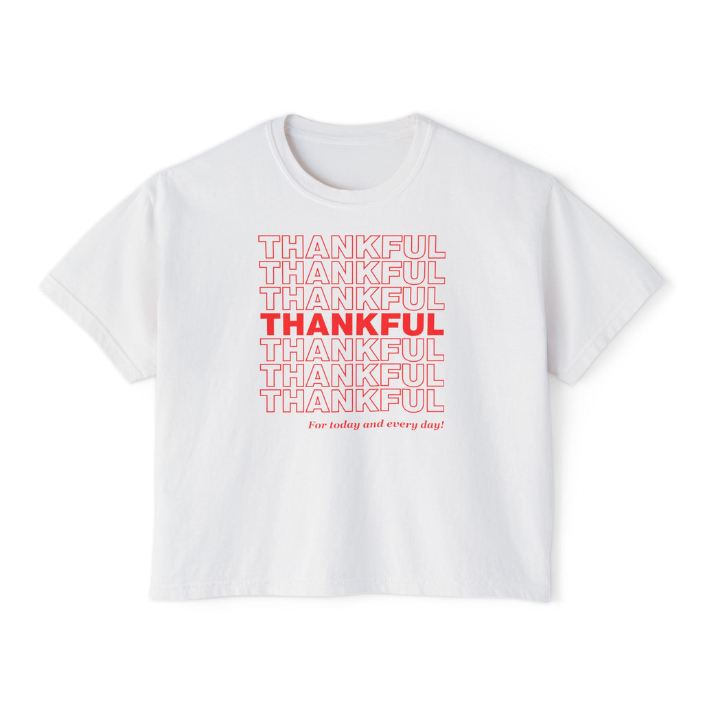 Thankful Women's Boxy Tee