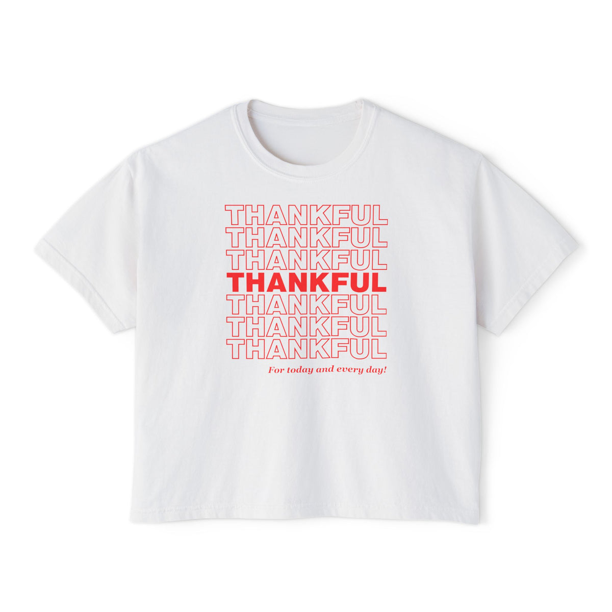 Thankful Women's Boxy Tee