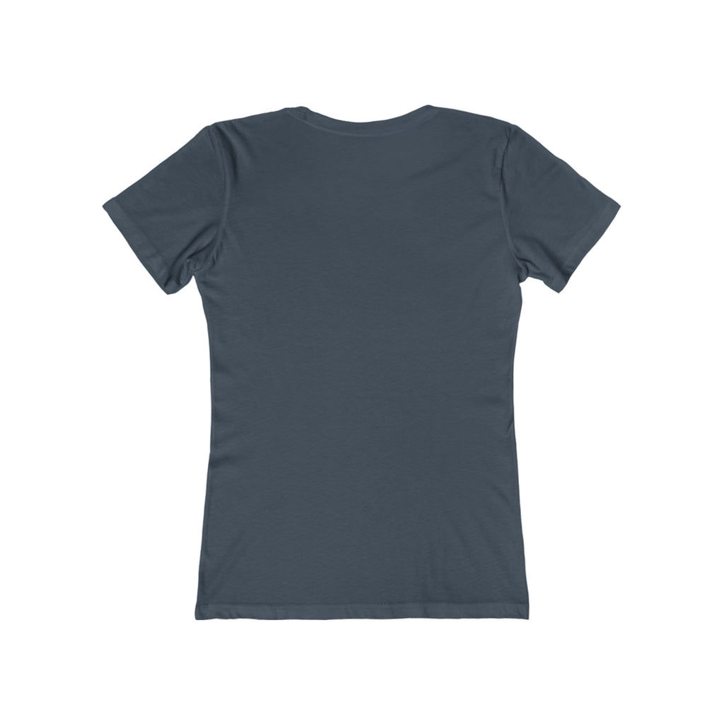 Spooky Season Is Here Women's Boyfriend Tee – Cute Skeleton Halloween T-Shirt