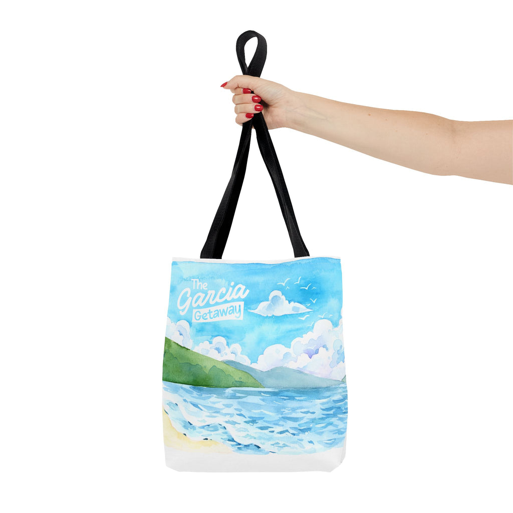The Garcia Getaway Beachscape Tote Bag