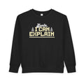 Santa, I Can Explain Toddler Christmas Sweatshirt