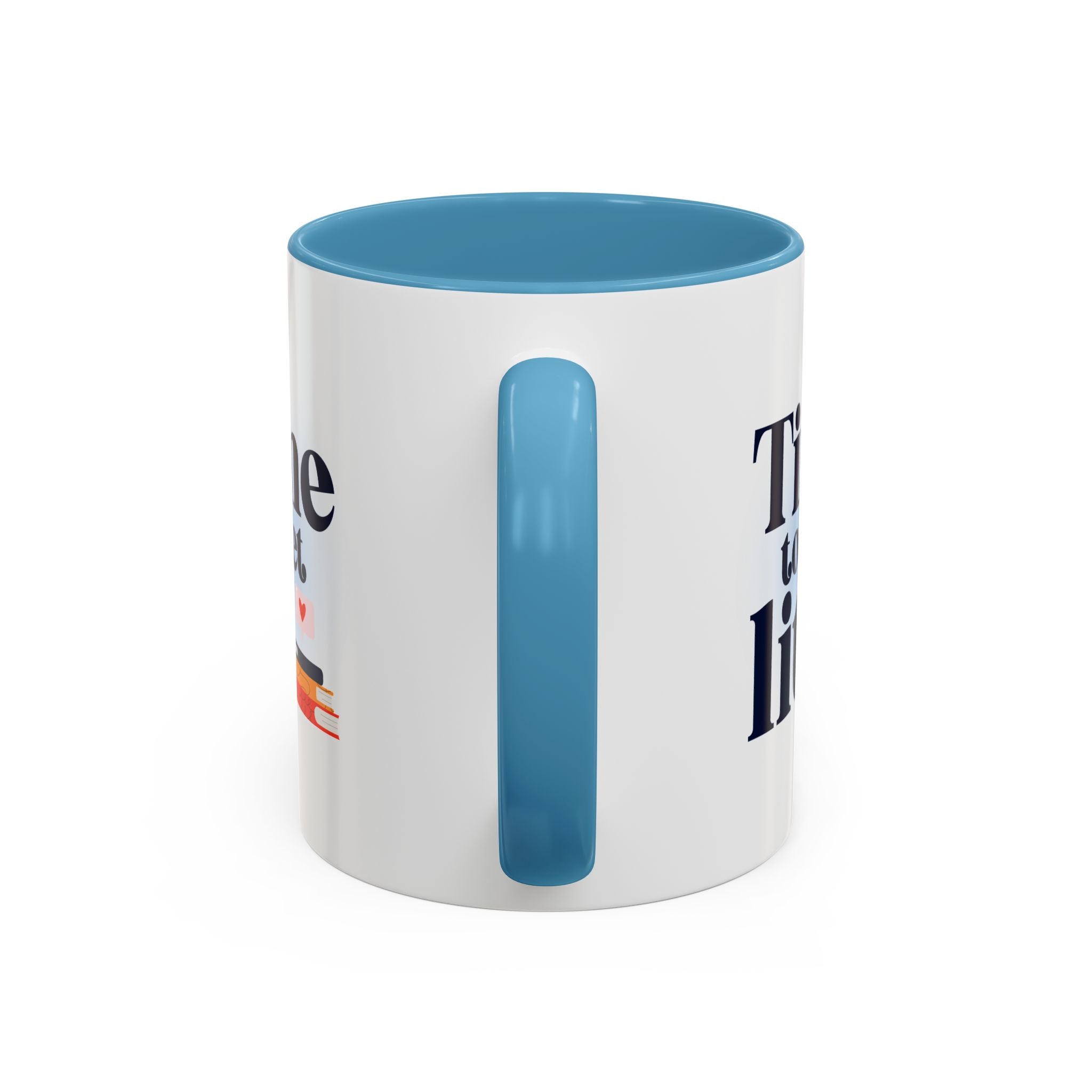Time to Get Lit Coffee Mug — Book Lover Accent Mug (11/15 oz) | Book Lover Gift | Teacher Gift