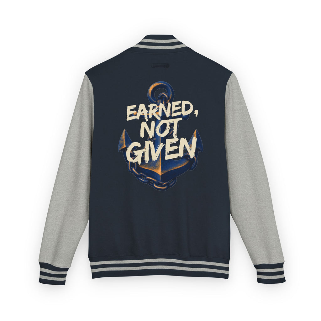 Letterman Jacket - "Earned, Not Given" Anchor Varsity Jacket for Chiefs (with Personalization)