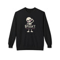 Spooky Season Crewneck Sweatshirt – Cute Skeleton "Spooky" Graphic