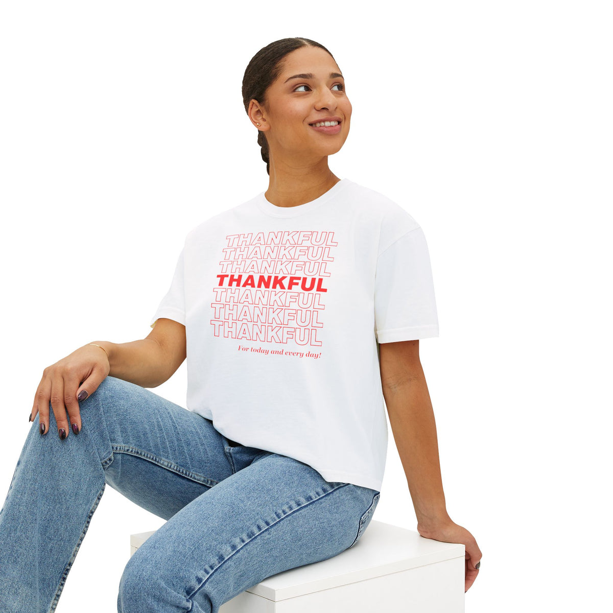 Thankful Women's Boxy Tee