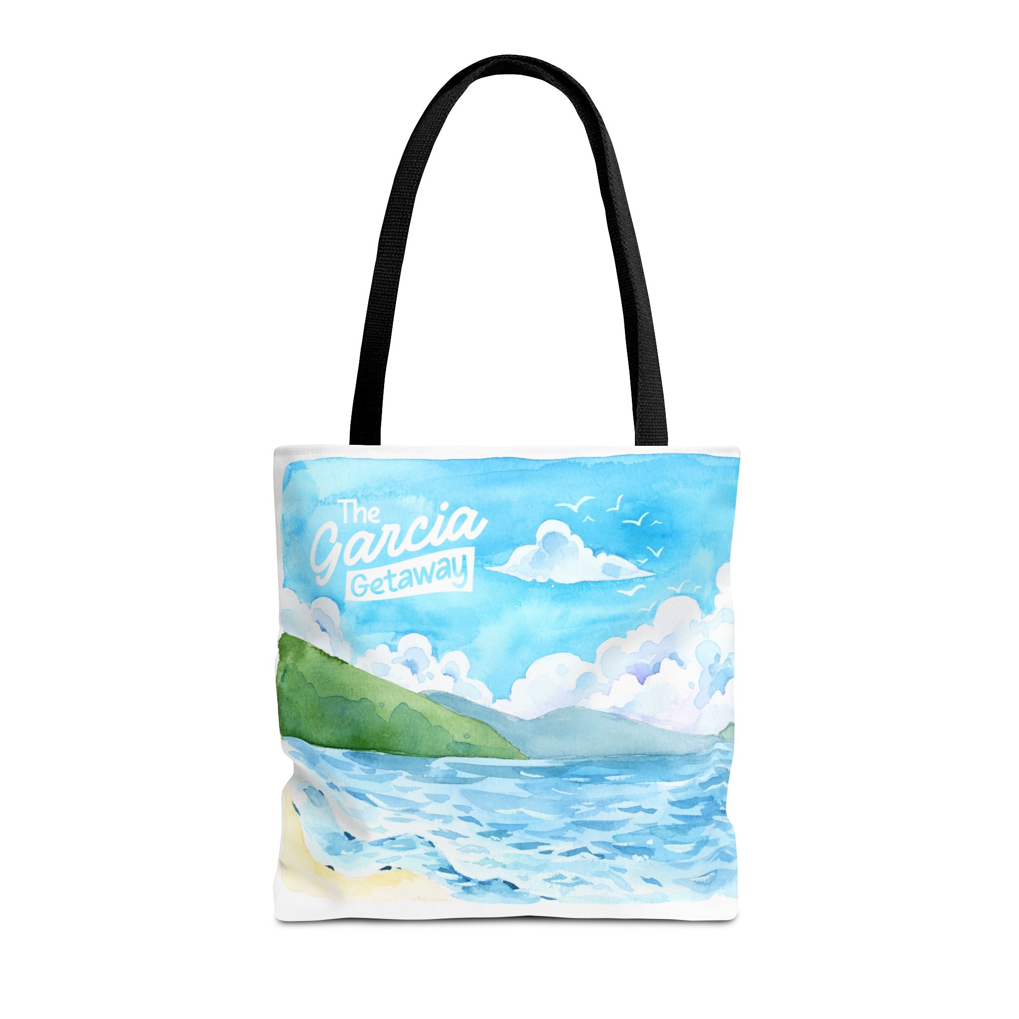 The Garcia Getaway Beachscape Tote Bag