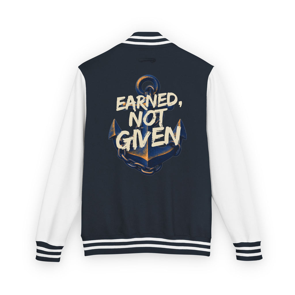 Letterman Jacket - "Earned, Not Given" Anchor Varsity Jacket for Chiefs (with Personalization)