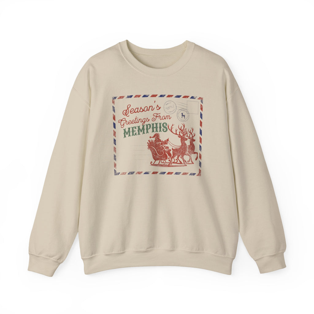 Season’s Greetings from Memphis Christmas Crewneck Sweatshirt