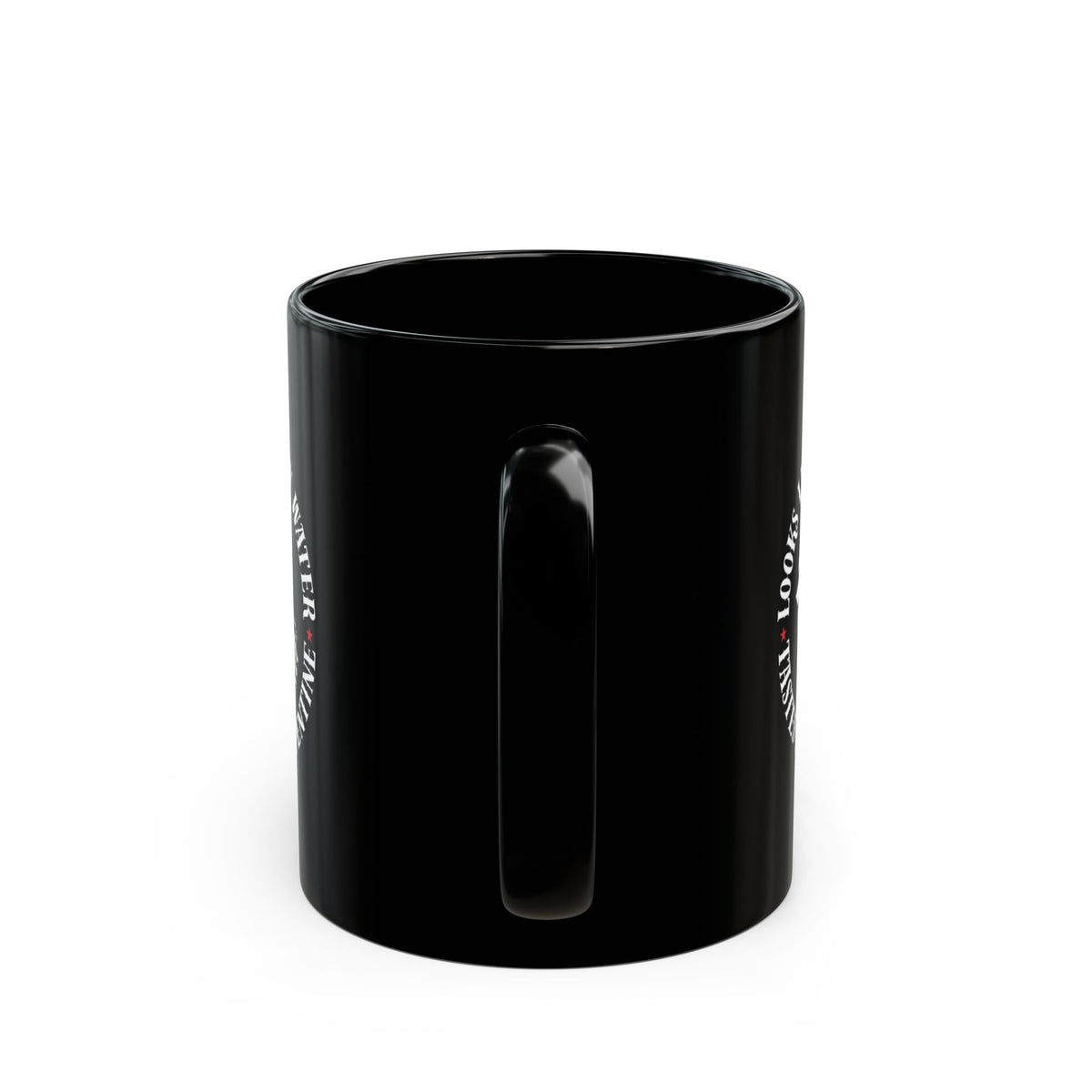 Black Coffee Mug - "Looks Like Muddy Water, Tastes Like Turpentine" Skull Design