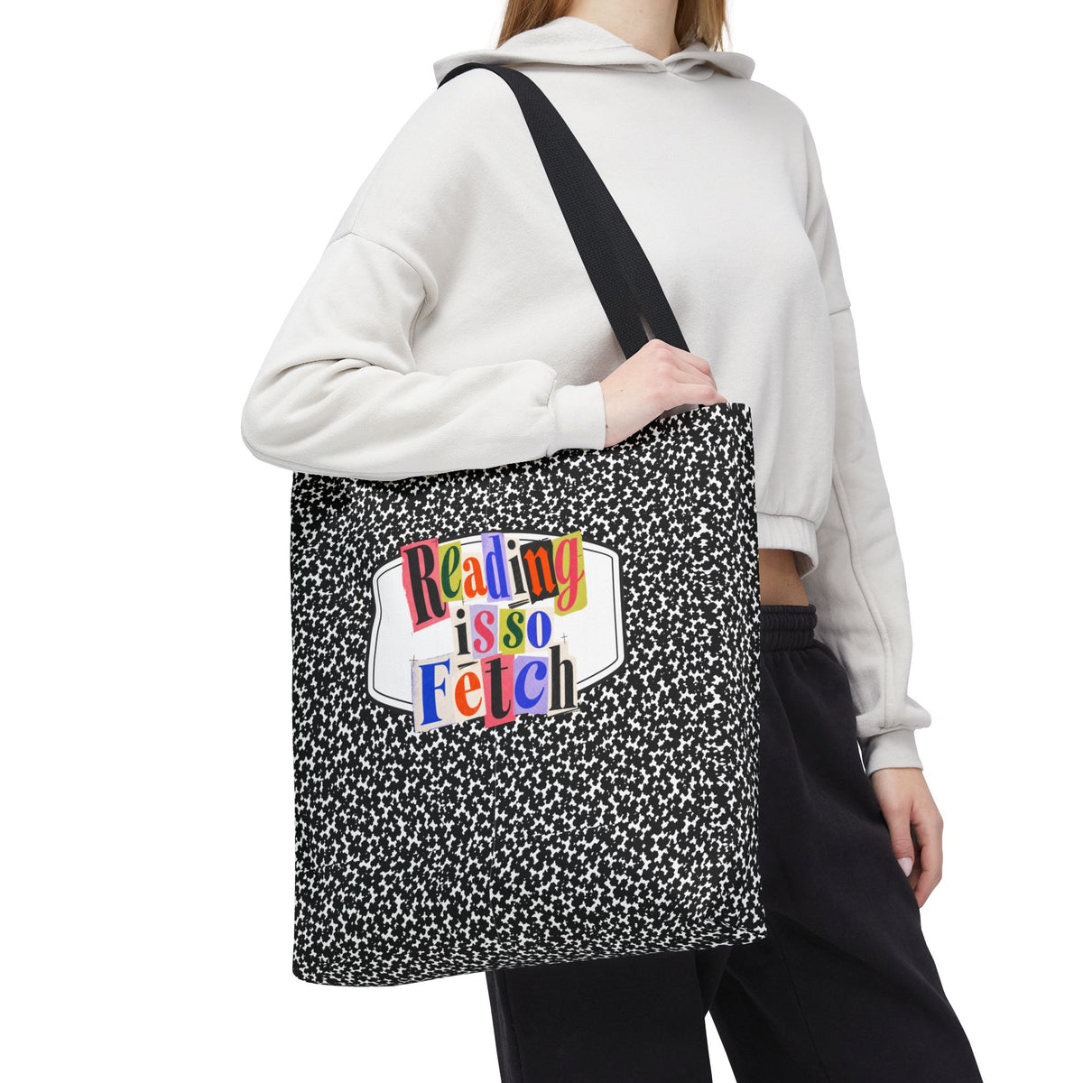 Reading Is So Fetch - Composition Book Tote Bag