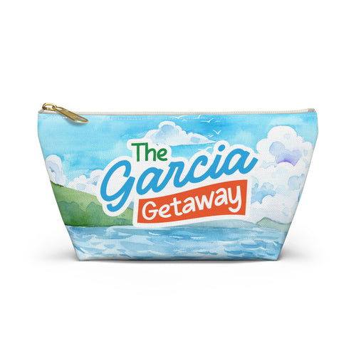 Accessory Pouch — "The Garcia Getaway" Travel Zip Pouch (T‑Bottom)