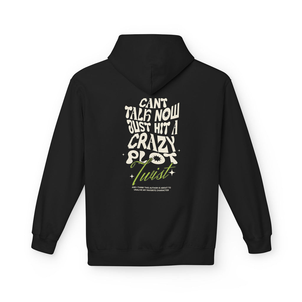 Busy Reading Midweight Softstyle Fleece Hoodie - Can't Talk Now, Just Hit A Crazy Plot Twist