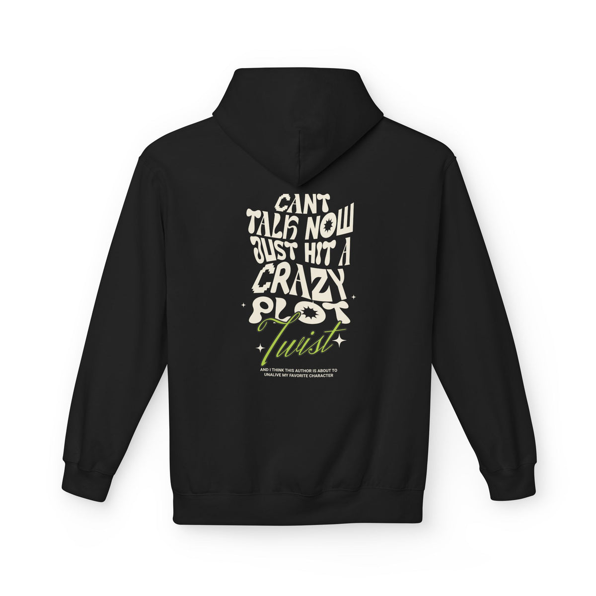 Busy Reading Midweight Softstyle Fleece Hoodie - Can't Talk Now, Just Hit A Crazy Plot Twist