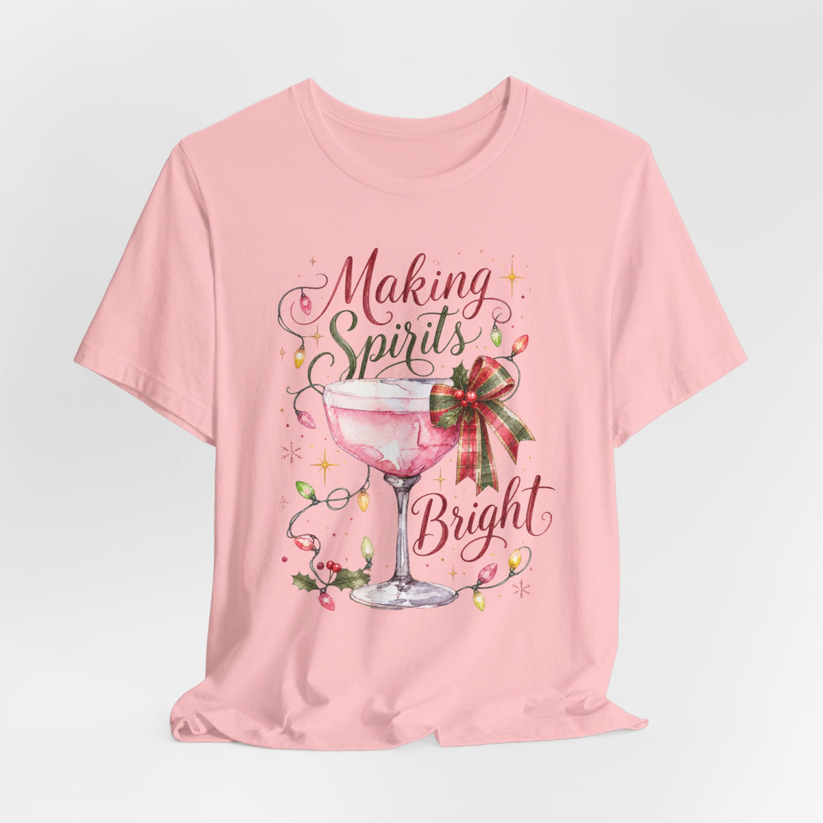 Making Spirits Bright Christmas Cocktail Tee