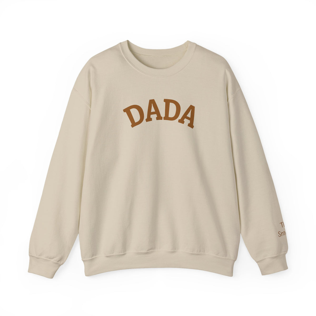 Dada Crewneck Sweatshirt - Cozy Neutral Dad Pullover with Personalization