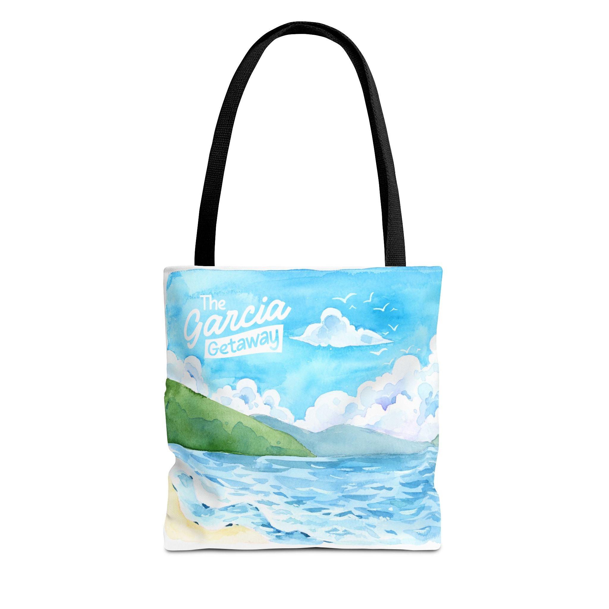 The Garcia Getaway Beachscape Tote Bag