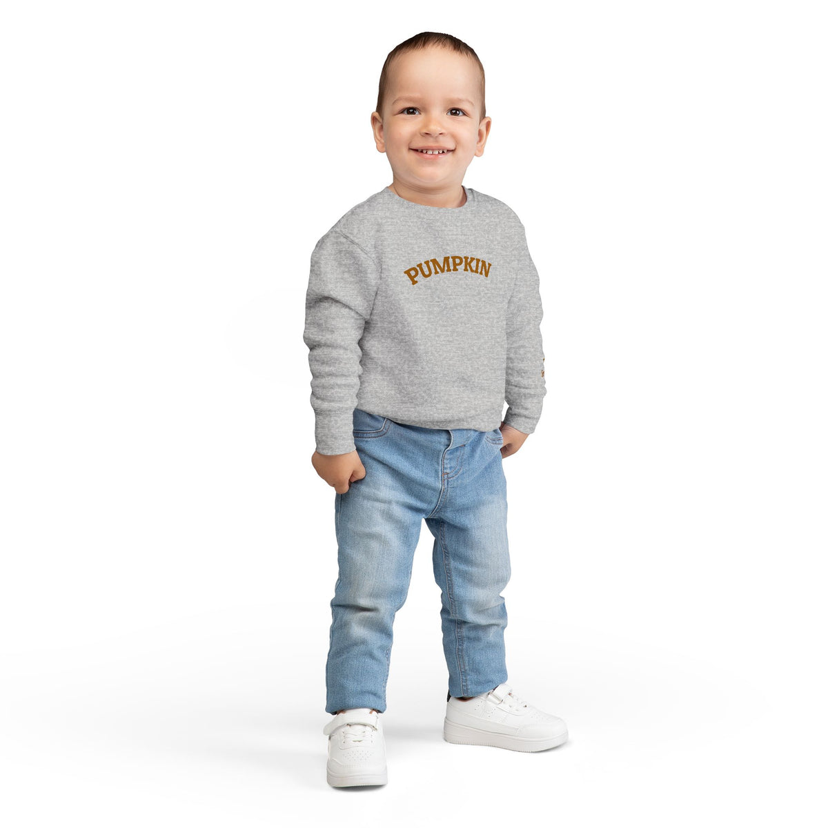 Pumpkin Toddler Sweatshirt – Cute Fall Pullover with Personalization