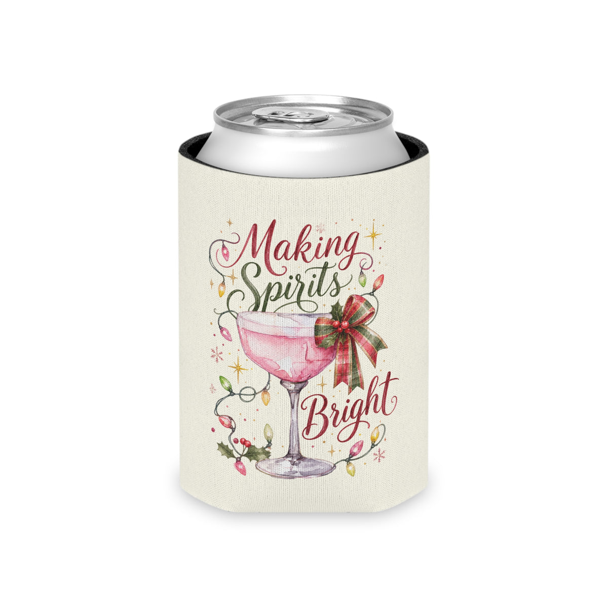 Making Spirits Bright - Christmas Can Cooler