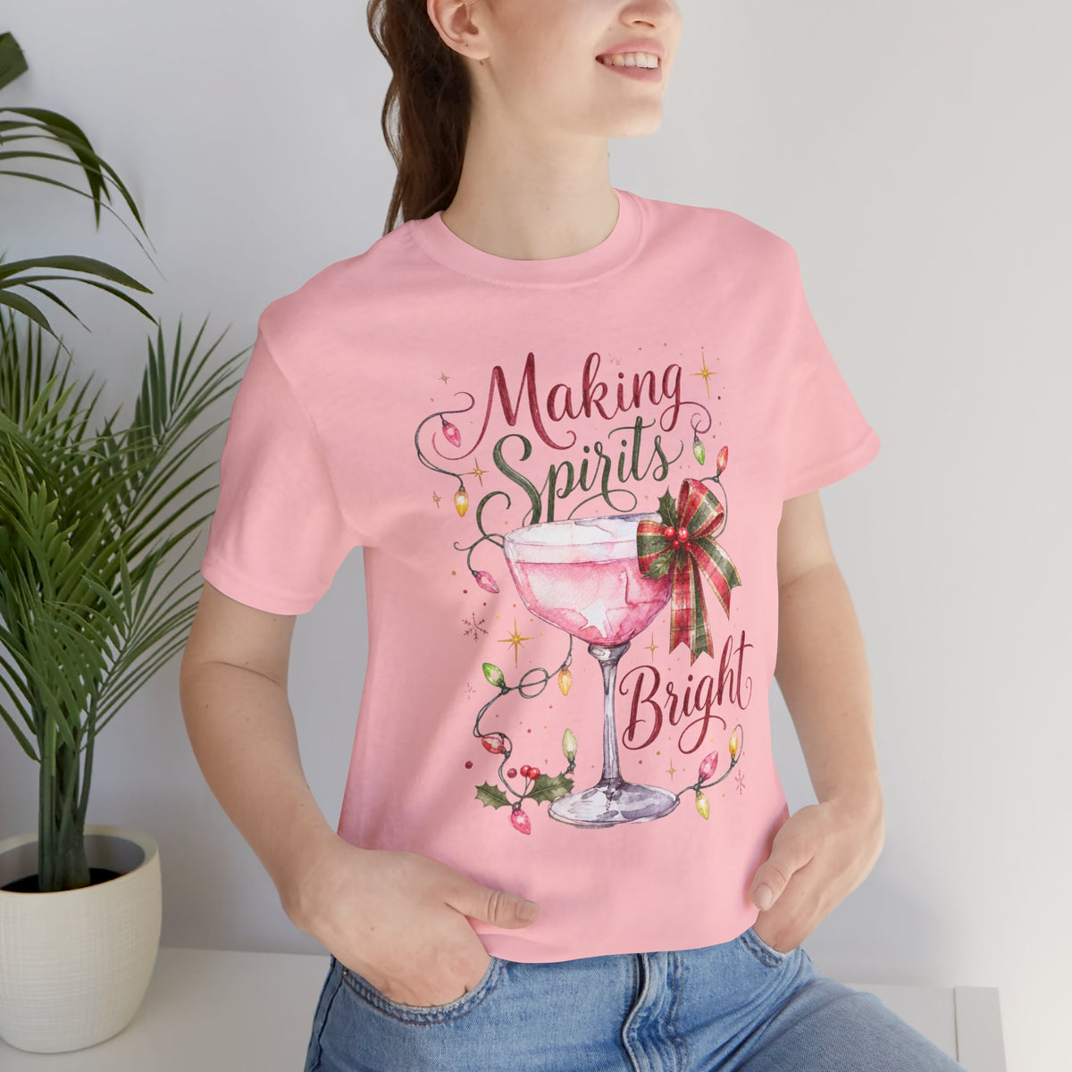 Making Spirits Bright Christmas Cocktail Tee