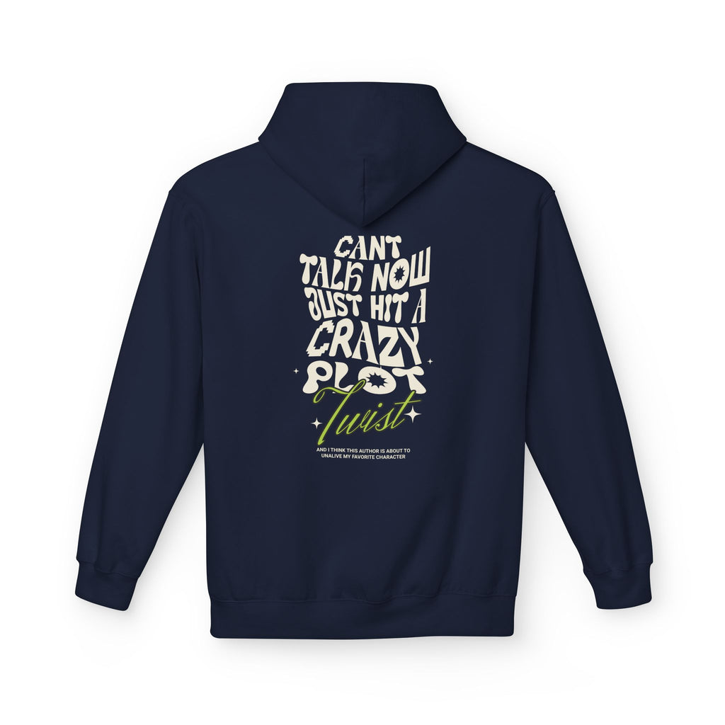 Busy Reading Midweight Softstyle Fleece Hoodie - Can't Talk Now, Just Hit A Crazy Plot Twist