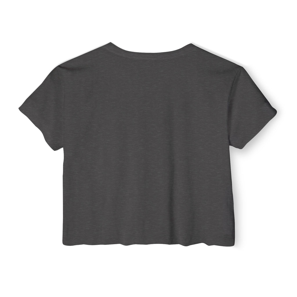 Festival Crop Top — 'I'm Single But My Abs Are Engaged' Graphic