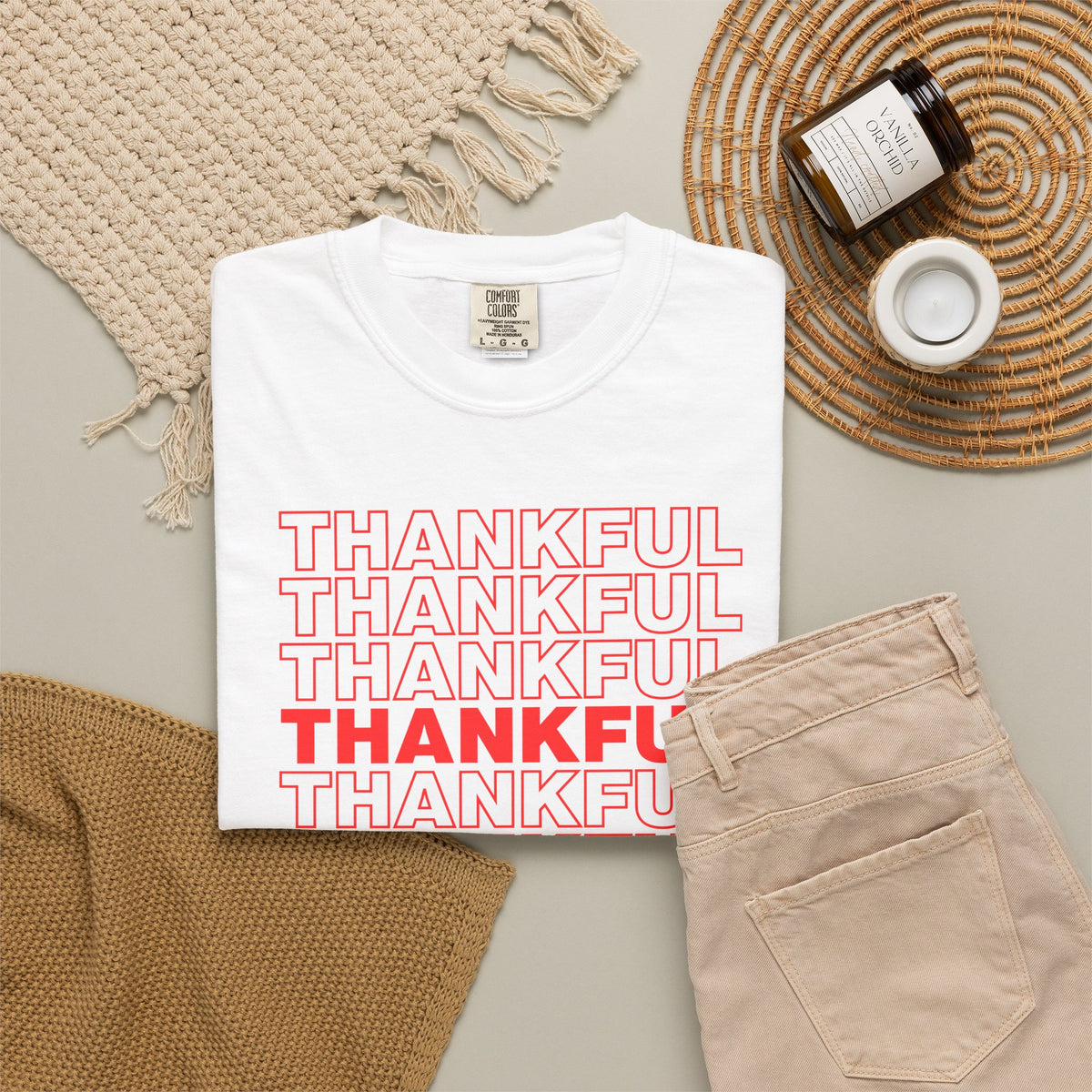 Thankful Graphic T-Shirt – Gratitude Tee