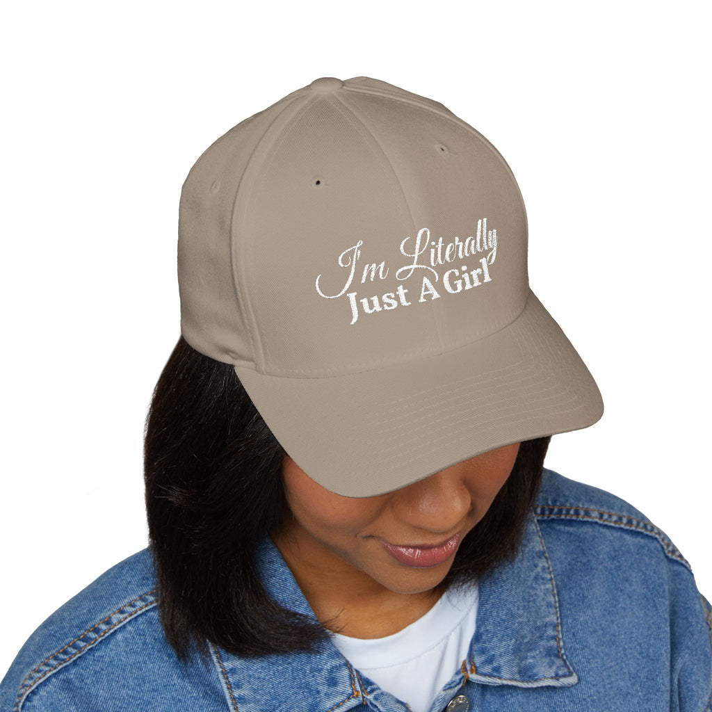 “I’m Literally Just A Girl” Embroidered Cap