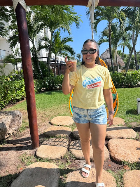 The Garcia Getaway Women's Boxy Tee — Playa Mujeres 2026 Vacation Shirt