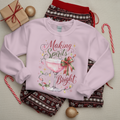 Making Spirits Bright Christmas Cocktail Sweatshirt