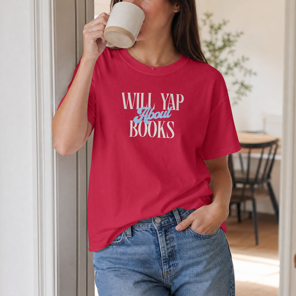 Will Yap About Books Graphic T-Shirt
