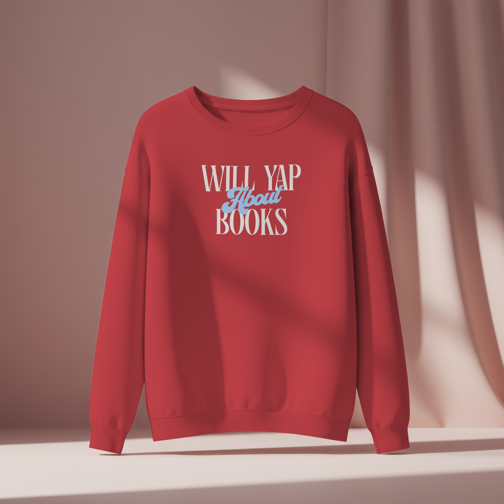 Will Yap About Books Crewneck Sweatshirt