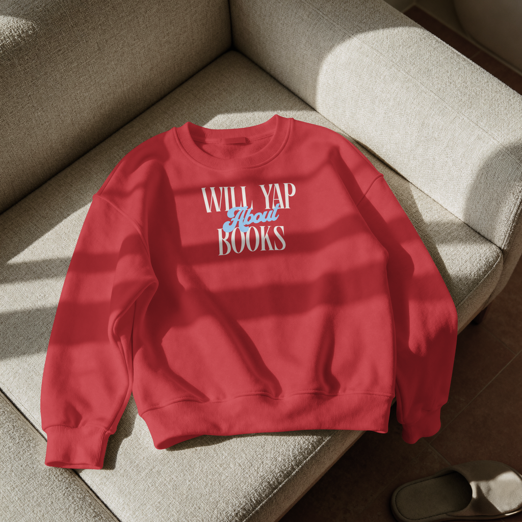 Will Yap About Books Crewneck Sweatshirt
