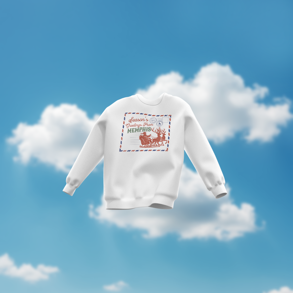 Season’s Greetings from Memphis Christmas Crewneck Sweatshirt